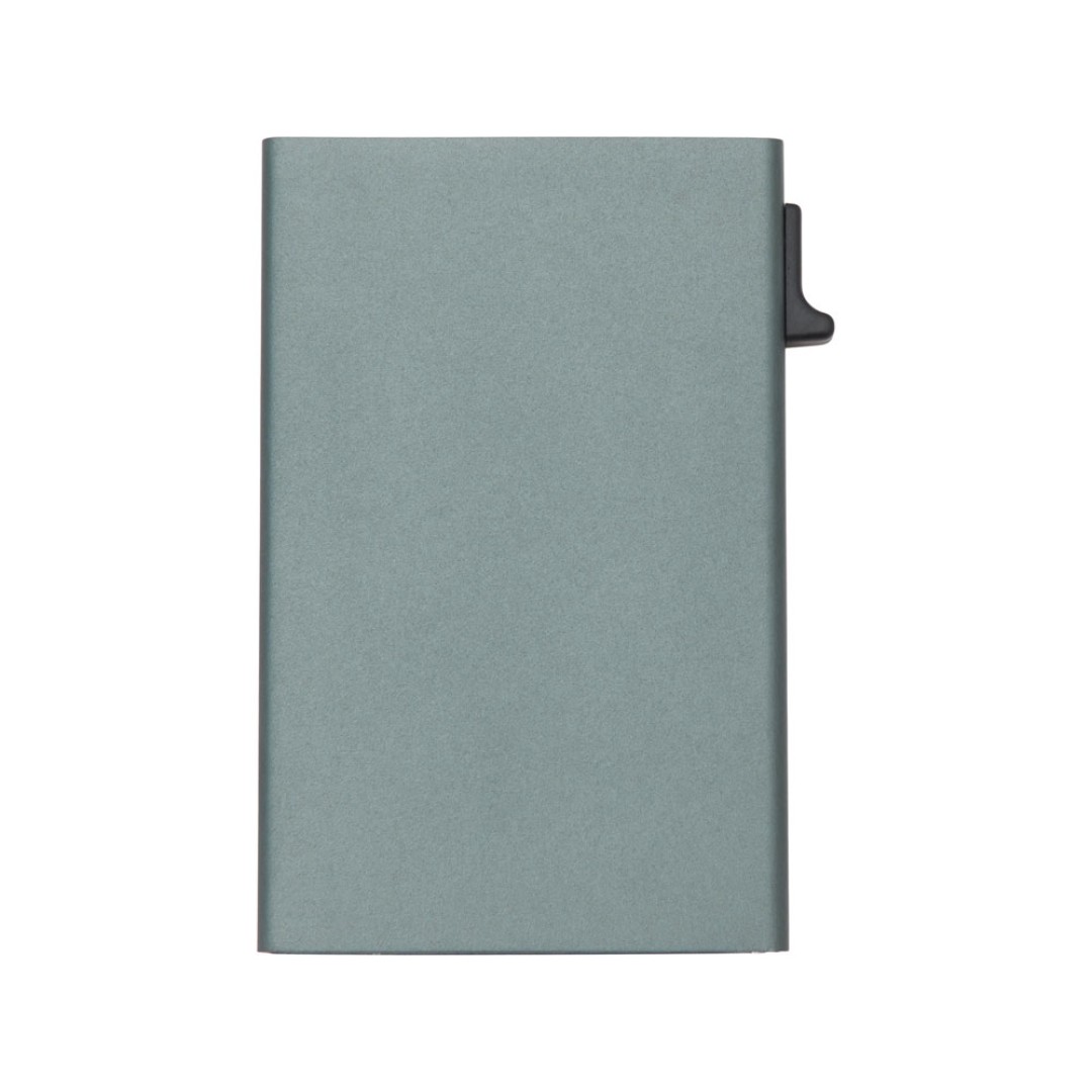 Картхолдер "Florence" с RFID- защитой из алюминия, цвет оружейной стали