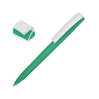 Ручка пластиковая soft-touch шариковая «Zorro», мятный//белый