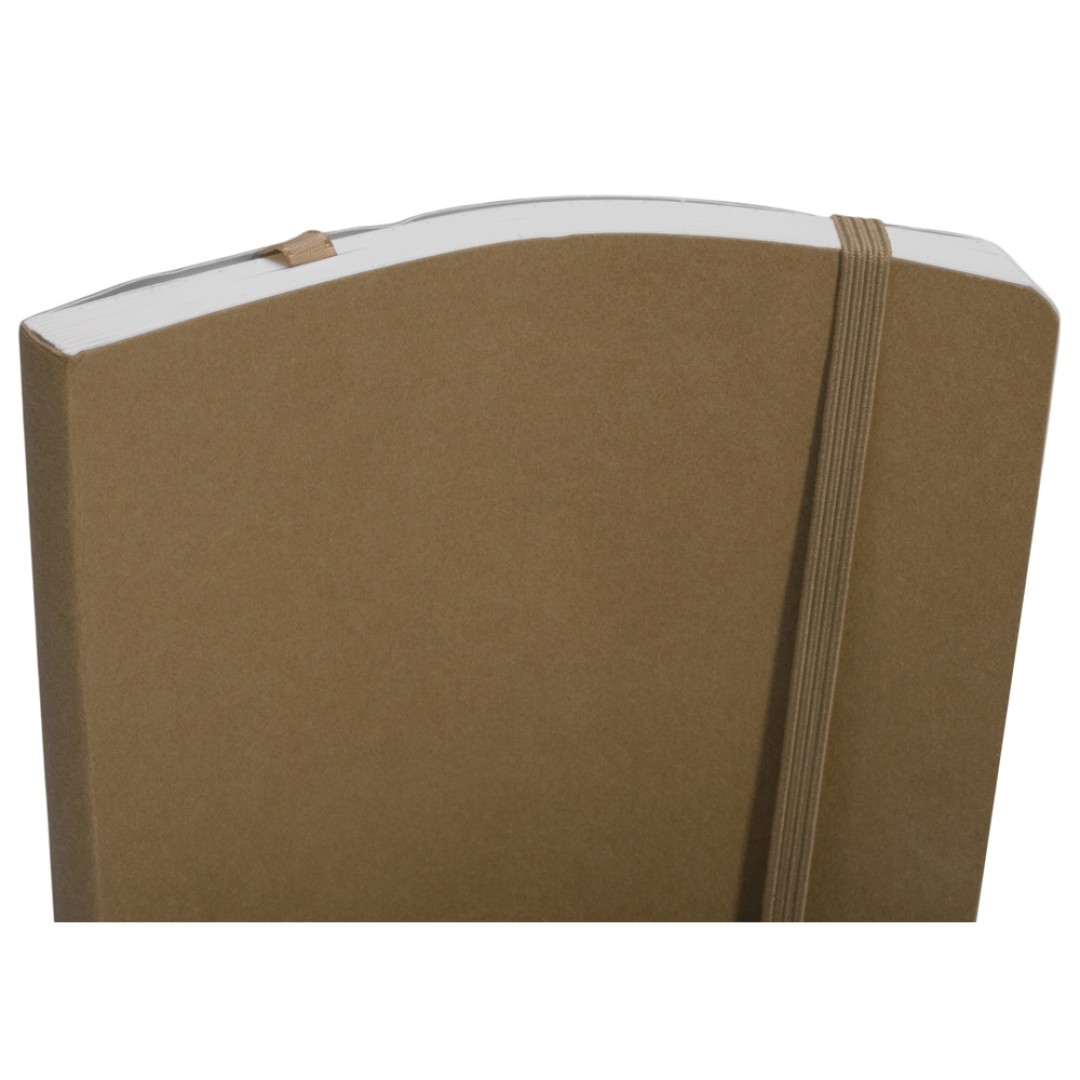 Блокнот из моющегося крафта и каменной бумаги А5 "Fleekstone", гибкая обложка, натуральный