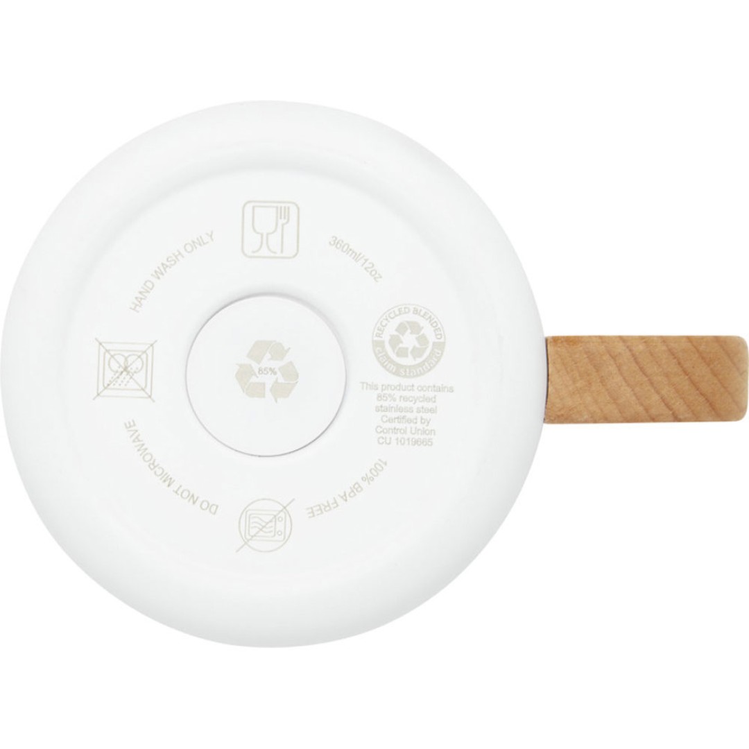 Кружка Bjorn объемом 360 мл с медной вакуумной изоляцией, белый