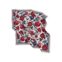 Платок «Русские сезоны» молочный. Varvara