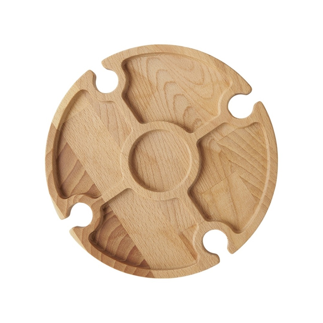 Деревянный столик на складных ножках "Outside party"