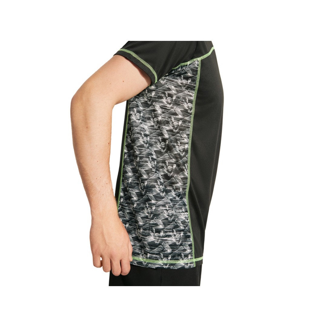 Спортивная футболка "Sochi" мужская, принтованый черный