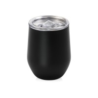 Вакуумная термокружка "Sense", непротекаемая крышка, крафтовая упаковка, черный
