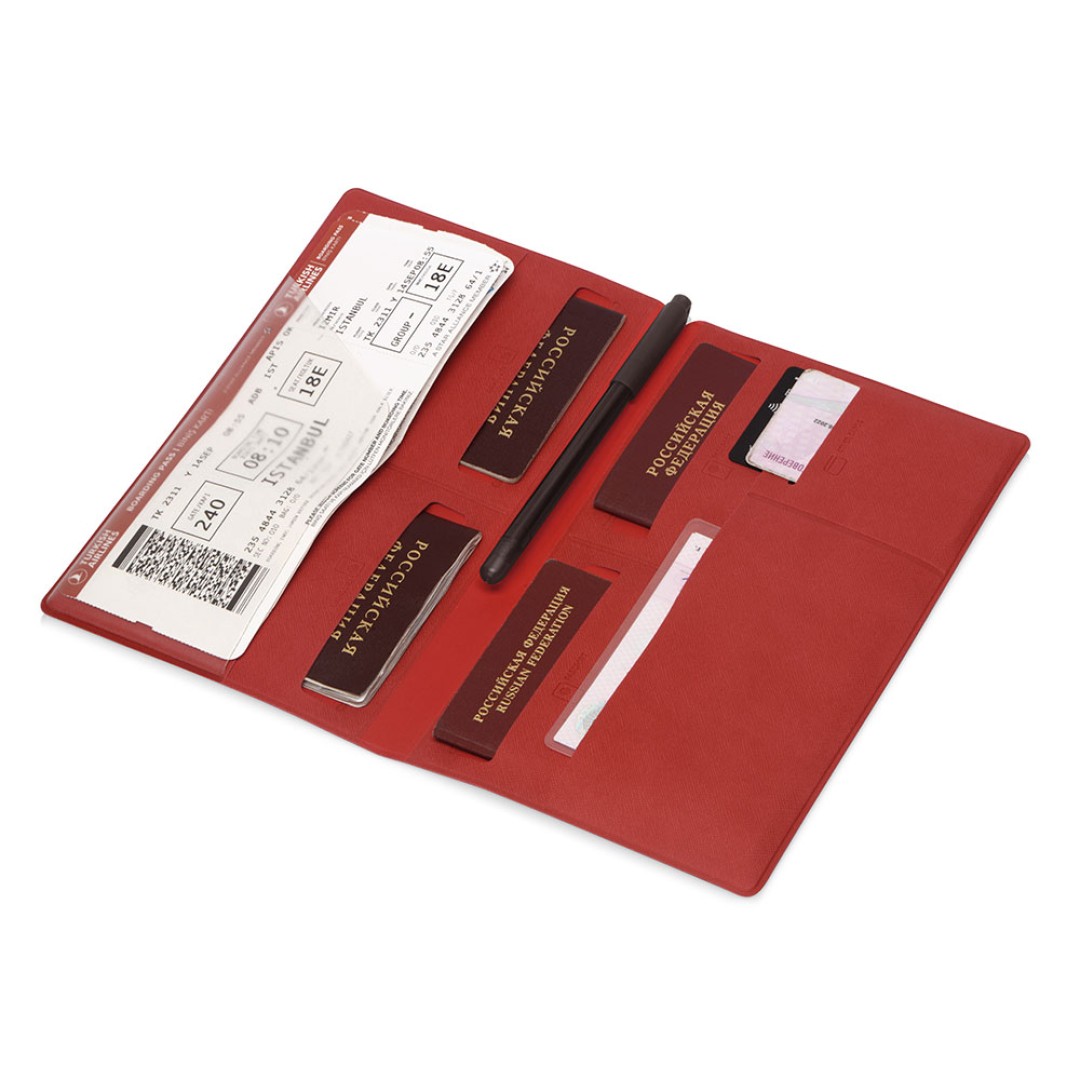 Семейный органайзер для путешествия Favor, красный