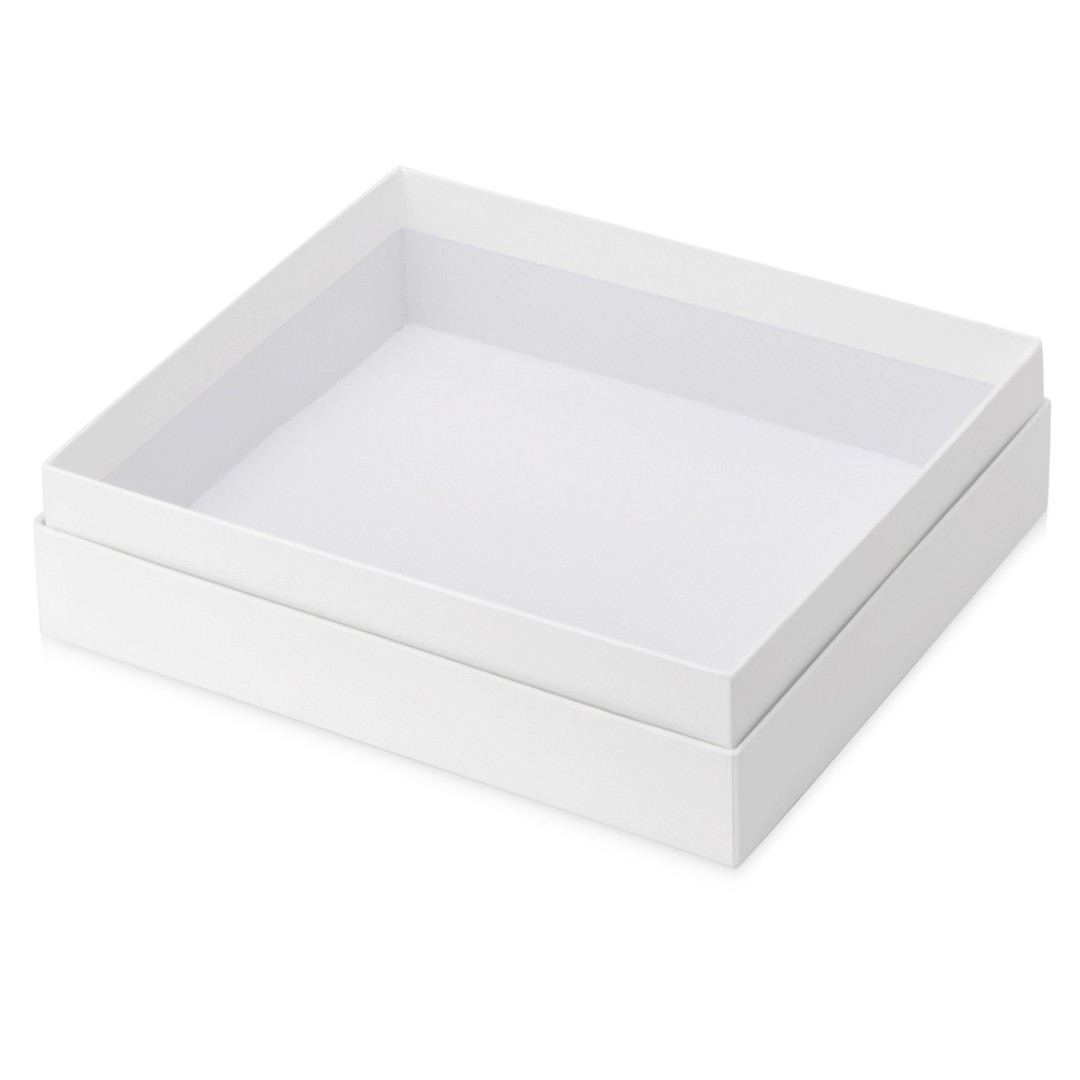 Подарочная коробка с эфалином Obsidian L 243 х 209 х 63, белый