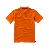 Calgary мужская футболка-поло с коротким рукавом, оранжевый