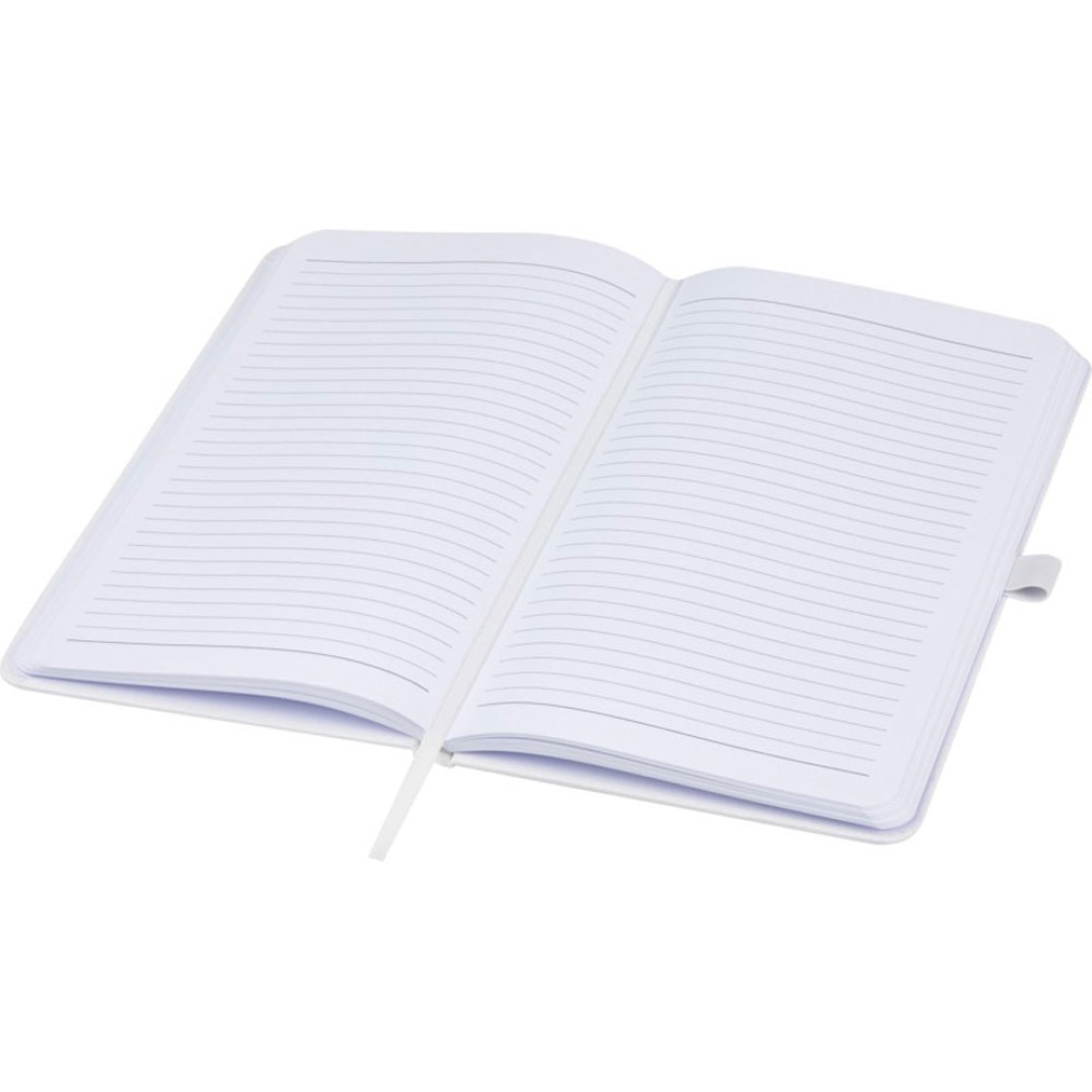 Блокнот Fabianna с мятой бумагой в твердой обложке, белый