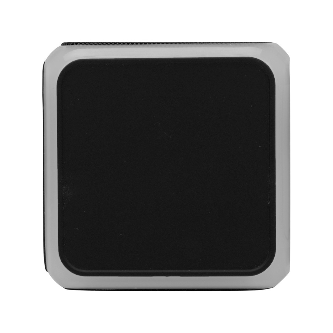 Портативная колонка «Cube» с подсветкой, черный