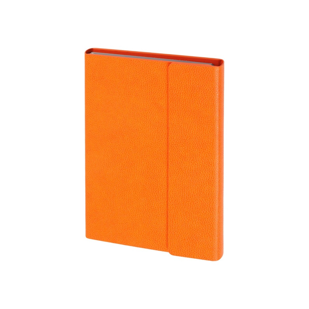 Ежедневник недатированный с магнитным клапаном А5 "Venezia", оранжевый