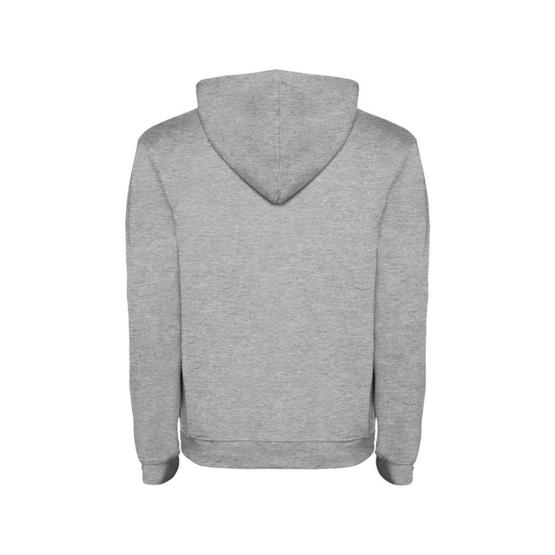 Толстовка с капюшоном "Urban" детская, серый меланж/черный