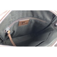 Сумка через плечо Mano "Don Luca", натуральная кожа в коньячном цвете, 23 х 26,5 х 4,5 см