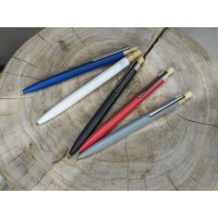 Nooshin шариковая ручка из переработанного алюминия, синие чернила - Белый