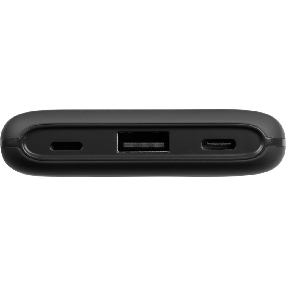 Внешний беспроводной аккумулятор с подсветкой лого "Reserve X". 8000 mAh, черный