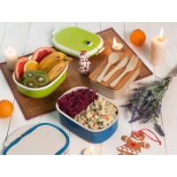 Ланч-бокс Spiga 750 мл для микроволновой печи, зеленый (Р)