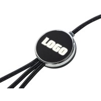 Кабель 3-в-1 с подсветкой логотипа "Ion", черный