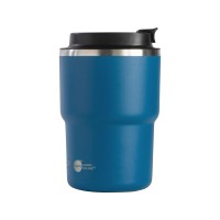 Вакуумная термокружка с внутренним керамическим покрытием «Coffee Express», 360 мл, синий