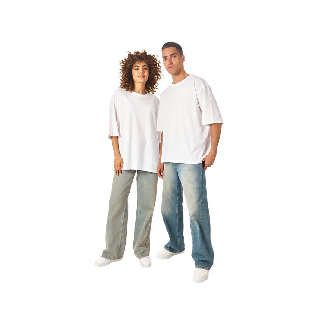 Футболка оверсайз «Liyon» унисекс, белый