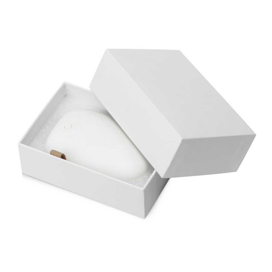 Внешний аккумулятор в форме камня «Stone», 7800 mAh, белый