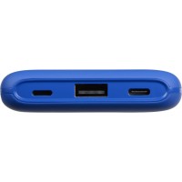 Внешний беспроводной аккумулятор с подсветкой лого «Reserve X» v.2, 8000 mAh, ярко-синий