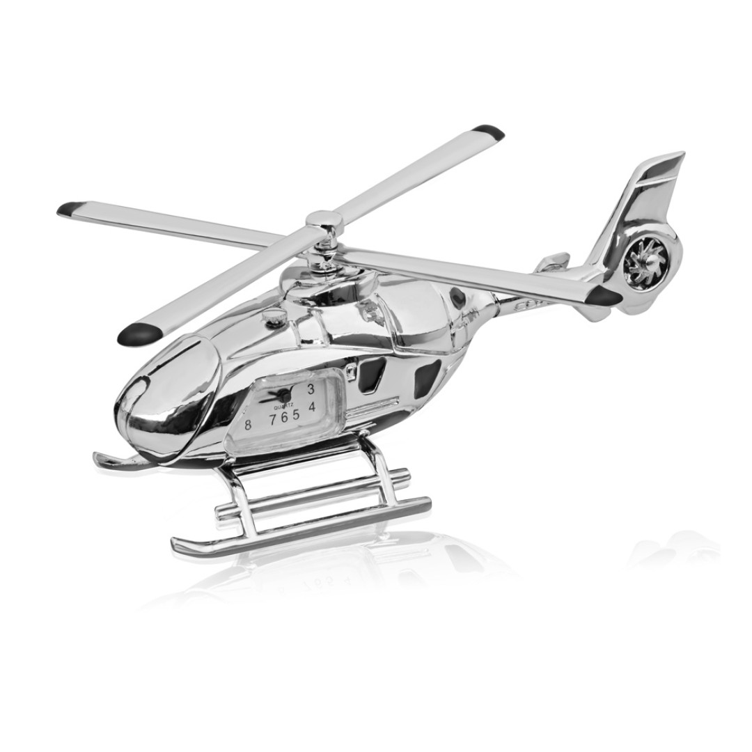 Часы "Вертолет", серебристый