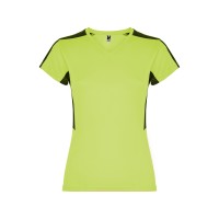 Футболка "Suzuka" женская, лаймовый пунш/черный