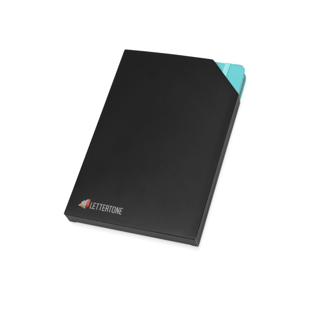 Блокнот А5 "Vision 2.0" ламинированной твердой обложке, голубой