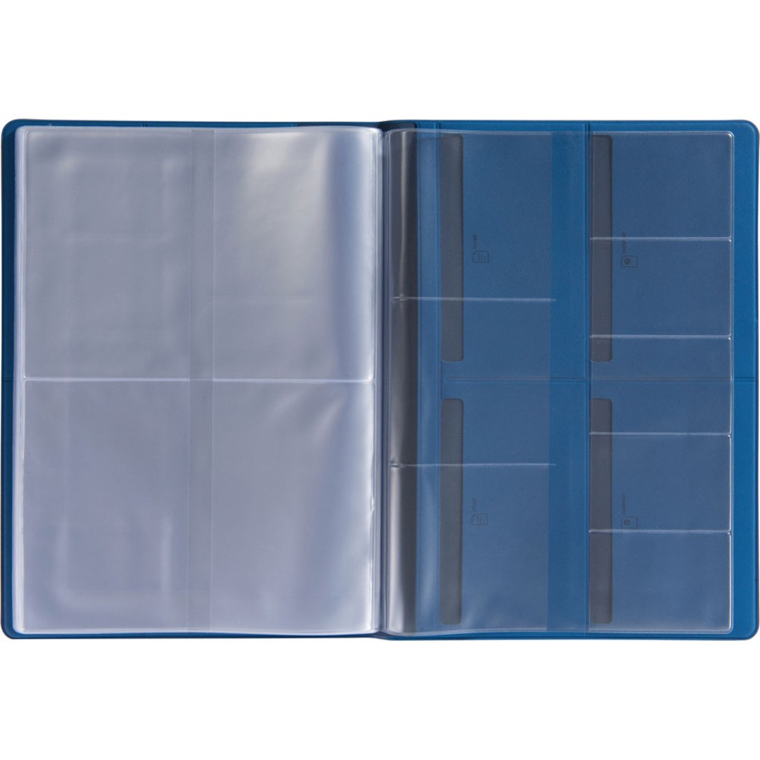 Органайзер Favor 2.0 для семейных документов на 4 комплекта документов, формат А4, синий