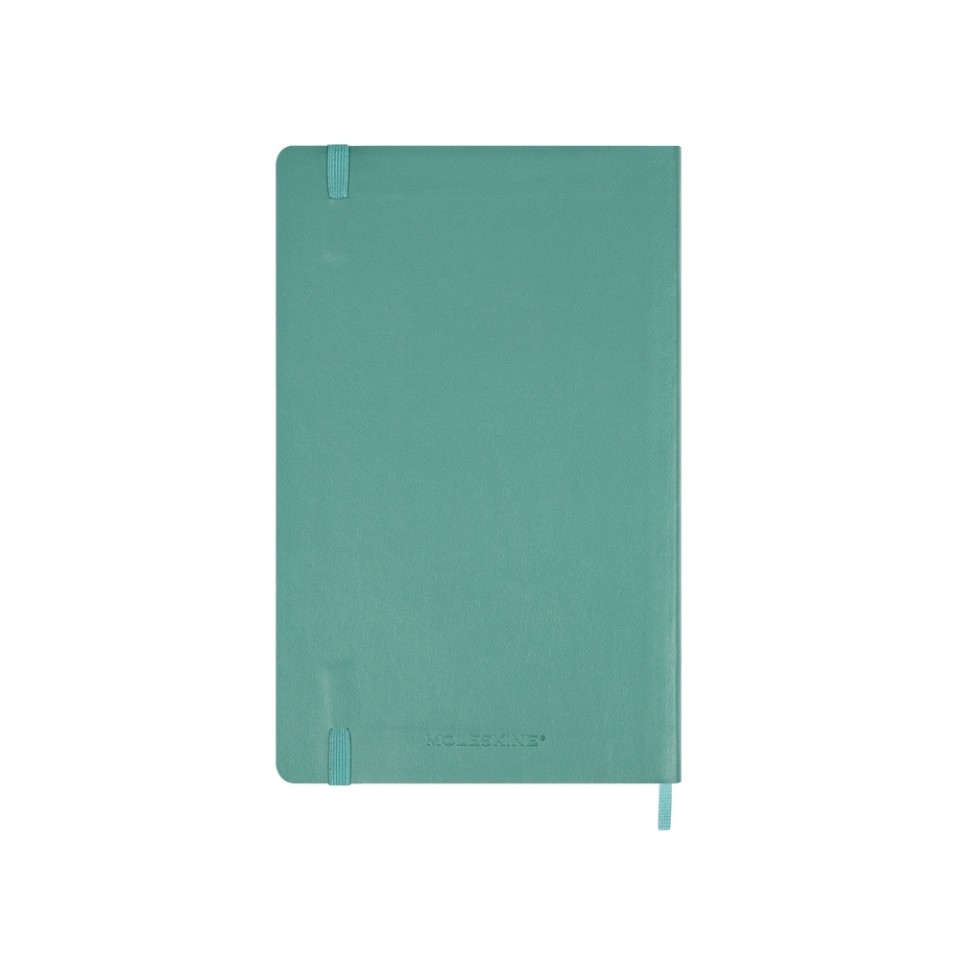 Записная книжка Moleskine Classic Soft (в линейку), Large (13х21см), морская волна