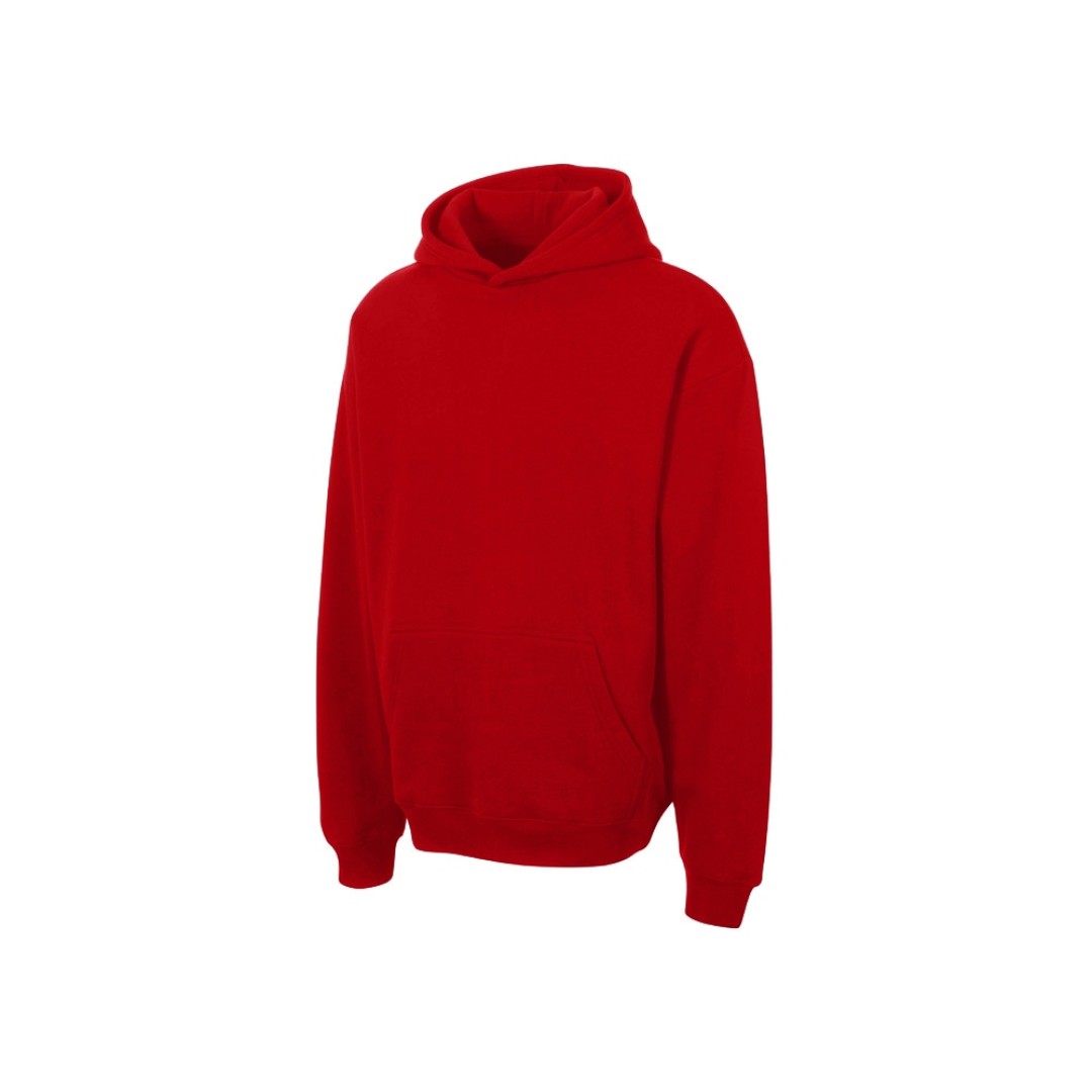 Толстовка с капюшоном оверсайз «Berlin» унисекс, красный