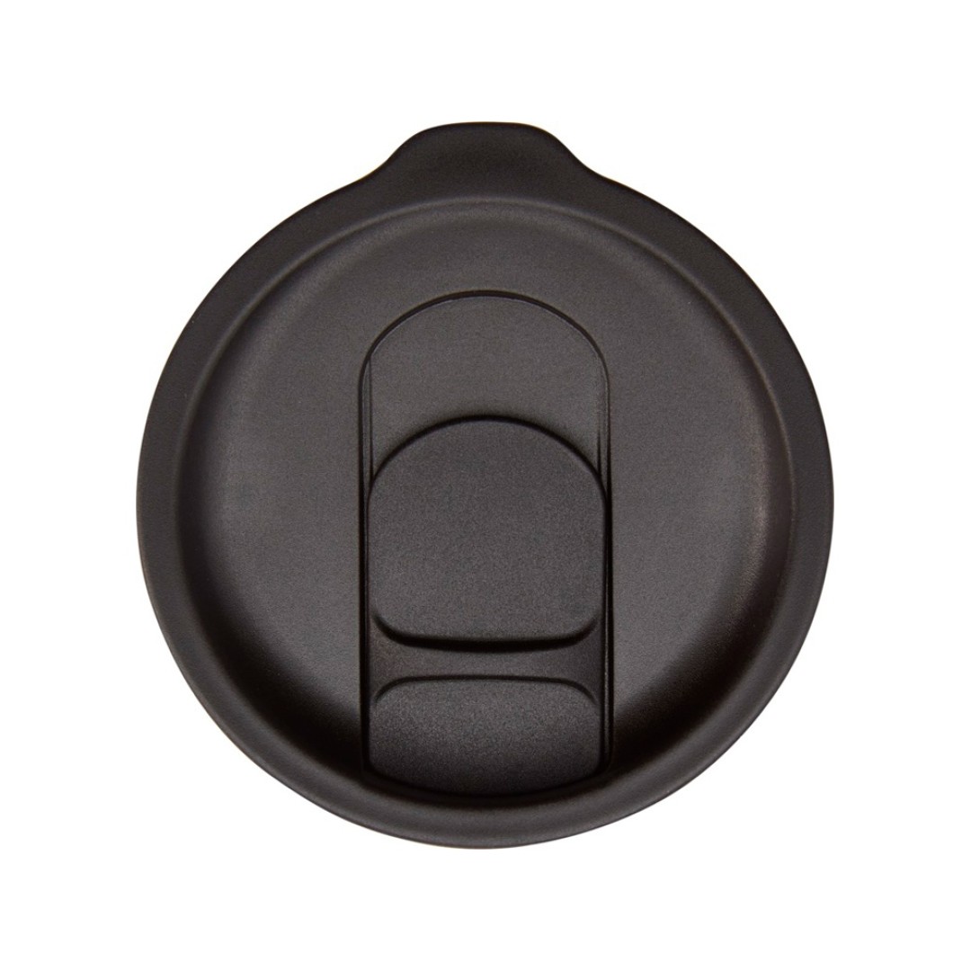 Кружка Nordia объемом 400 мл из переработанных материалов с двойными стенками, черный