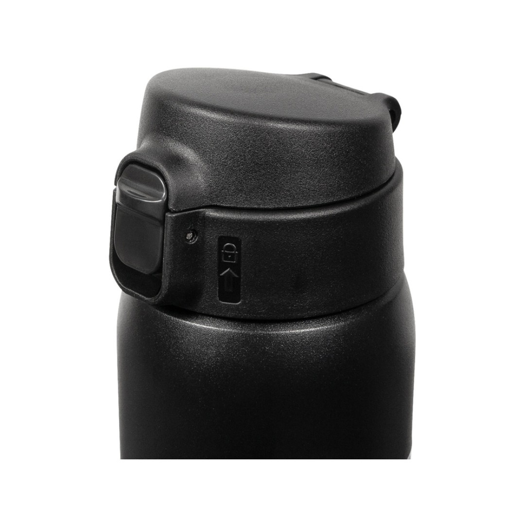 Термокружка Relaxika 701 (0,48 литра), черная (без лого)