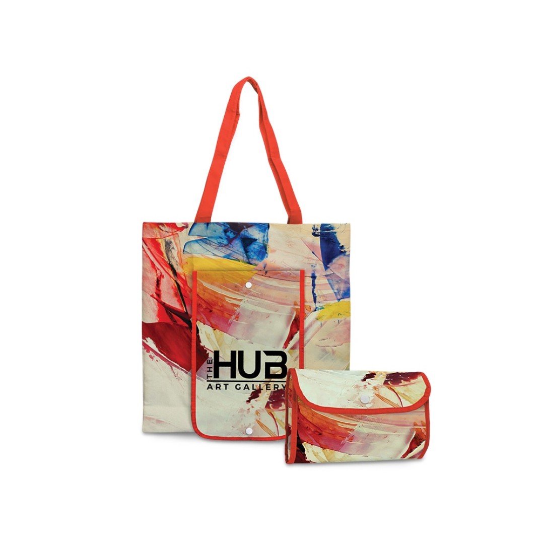 Складная сумка для шопинга с возможностью полноцветной печати