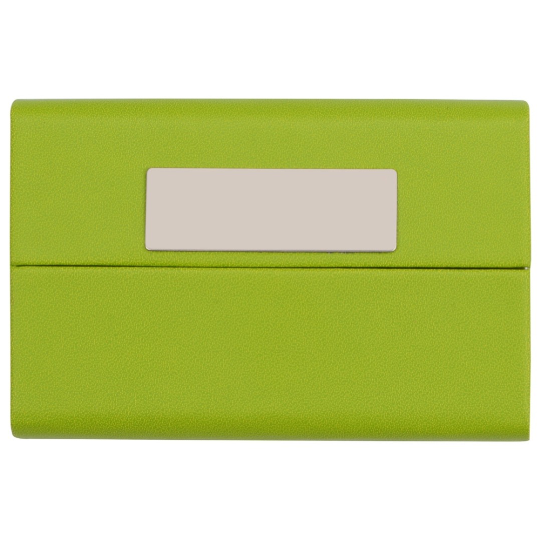 Визитница "Тoledo", зеленое яблоко