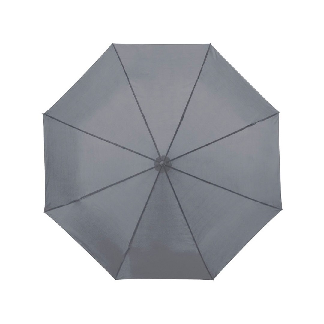 Зонт Ida трехсекционный 21,5", серый