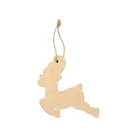 Подвеска деревянная «Рождественский олень»