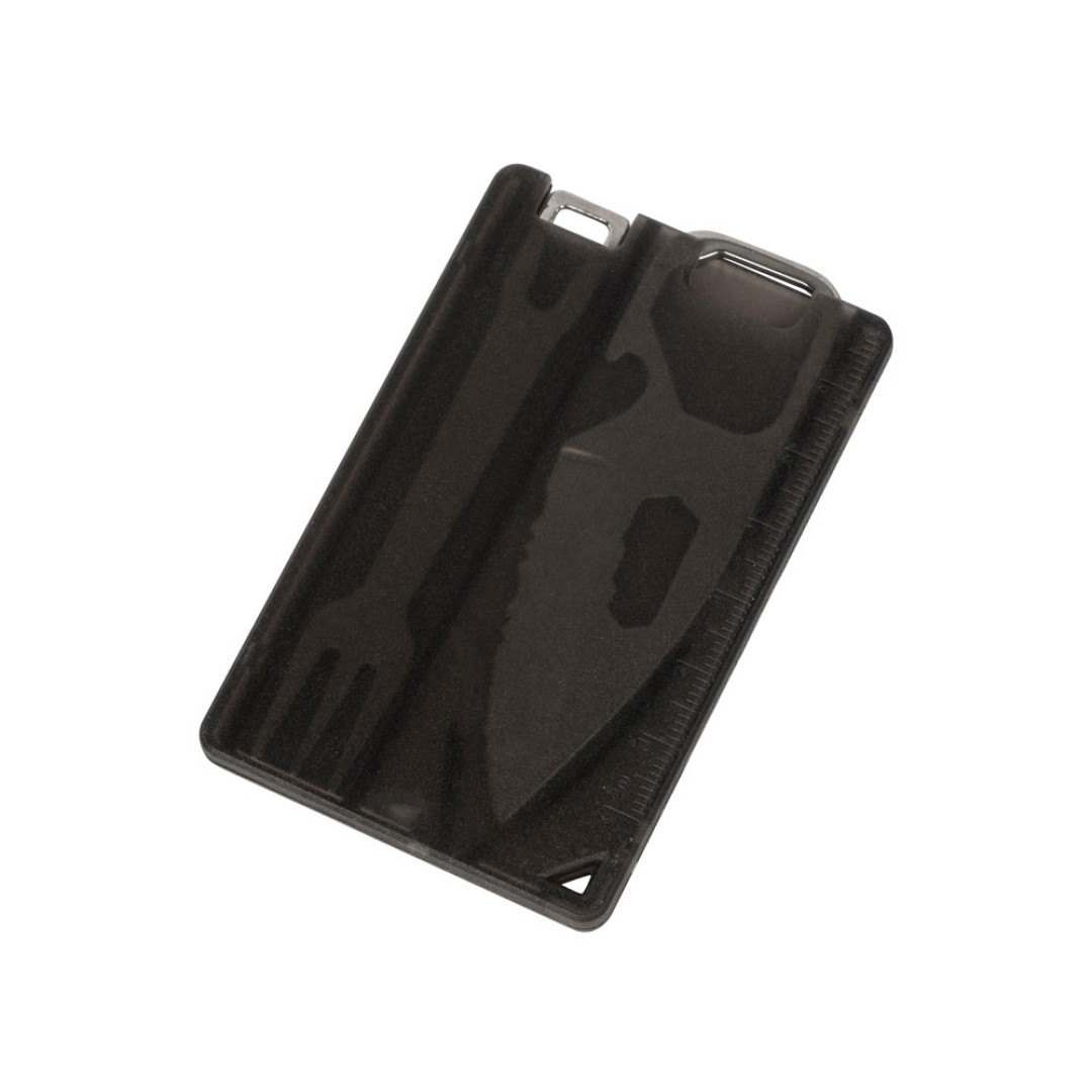 Мультиинструмент с ножом и вилкой "Hungry", черный