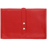 Несессер для путешествий со съемной косметичкой "Flat", красный