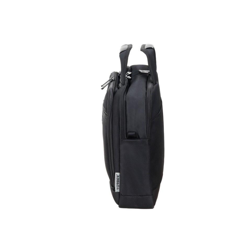 Портфель TORBER VOYAGE для ноутбука 14-16'', черный, баллистический нейлон, 41 x 12 x 30 см, 11 л