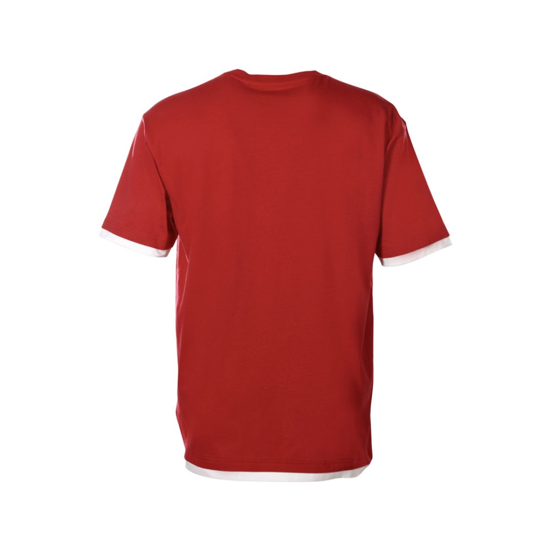 Футболка «Rotterdam» мужская, красный/белый