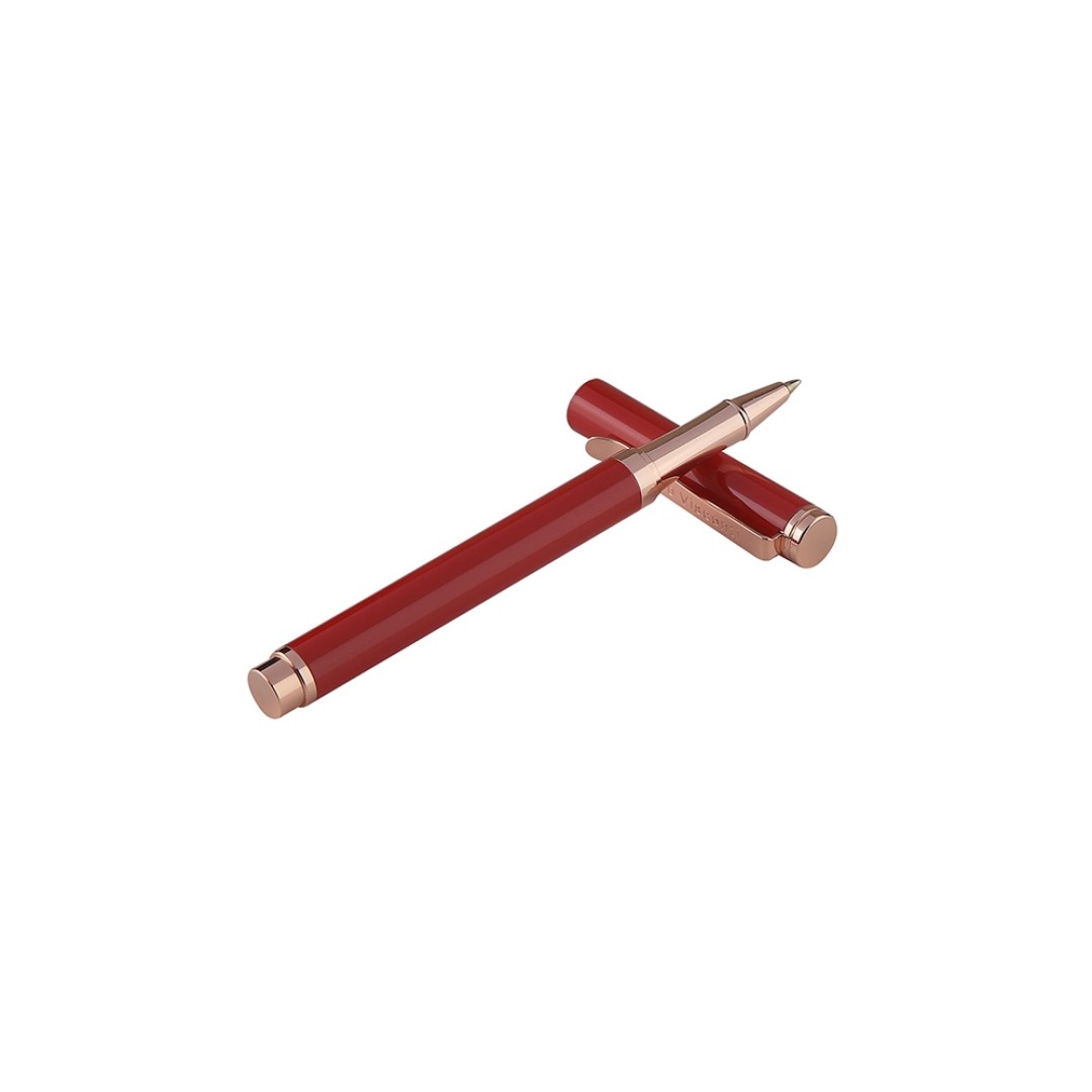 Ручка металлическая шариковая "Venezia Classico", красный