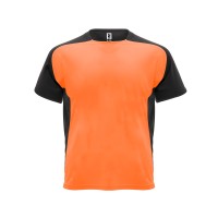 Футболка "Bugatti" мужская, неоновый оранжевый/черный