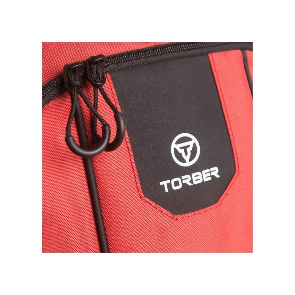 Рюкзак TORBER ROCKIT с отделением для ноутбука 15,6", красный, полиэстер 600D, 46 х 30 x 13 см