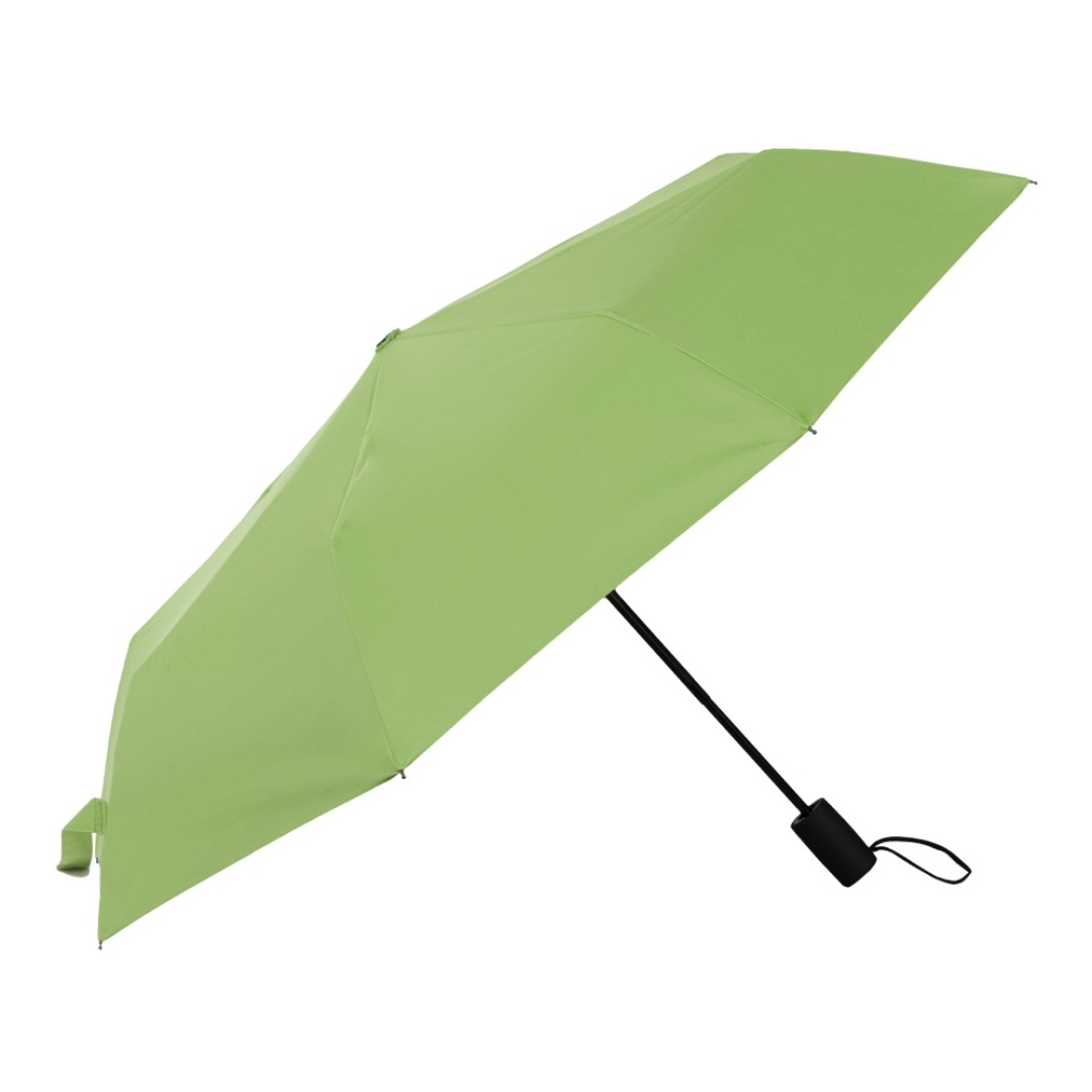 Зонт-автомат Dual с двухцветным куполом, зеленое яблоко/черный