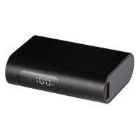 Внешний аккумулятор с QC/PD "Qwik", 10000 mah, черный (Р)