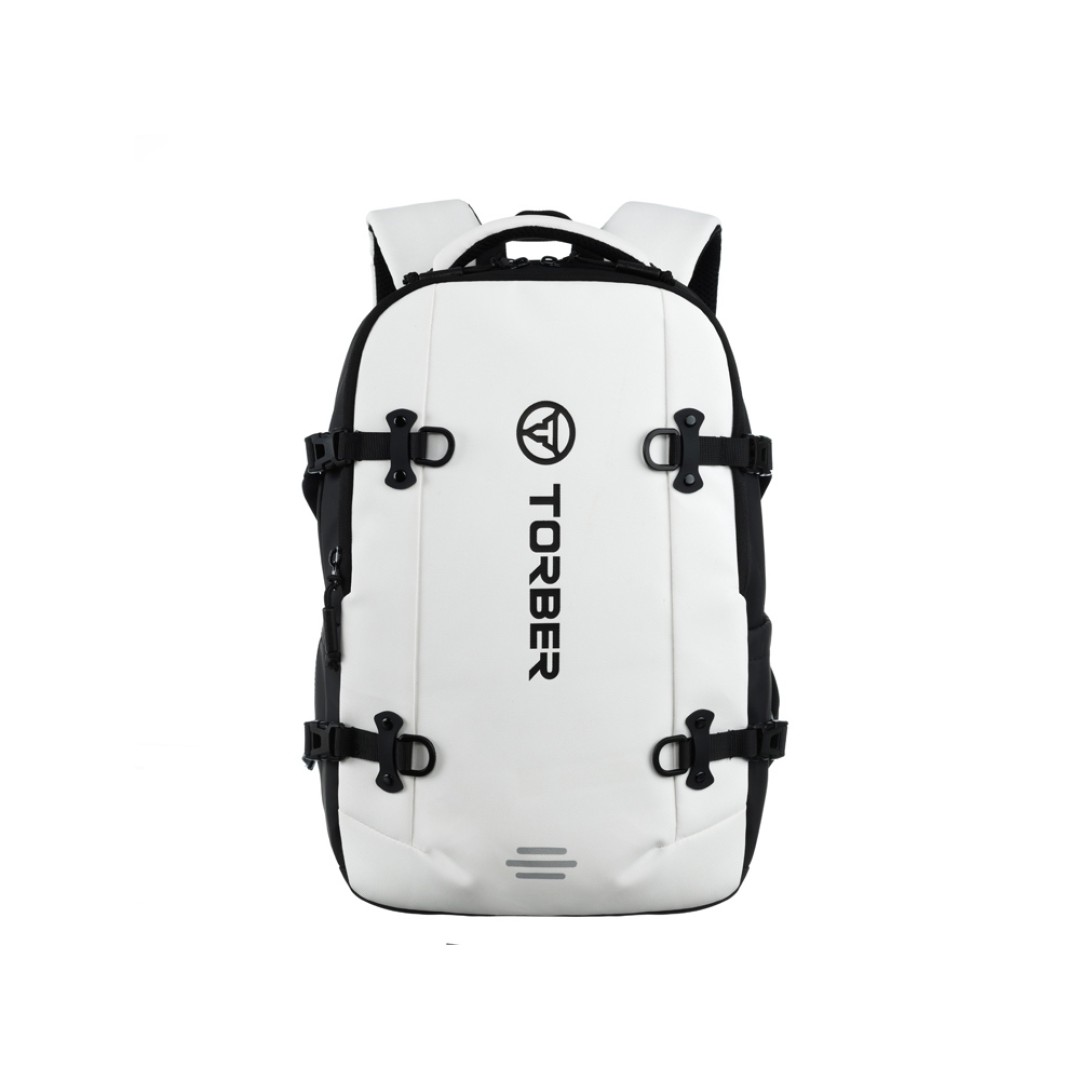 Рюкзак спортивный TORBER Xtreme 18", белый/чёрный, 31 х 12 х 46 см, 17л