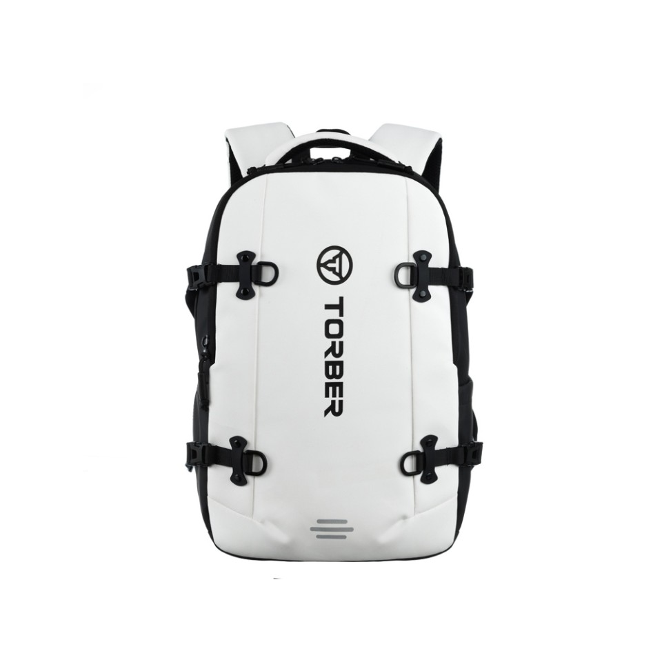Рюкзак спортивный TORBER Xtreme 18", белый/чёрный, 31 х 12 х 46 см, 17л
