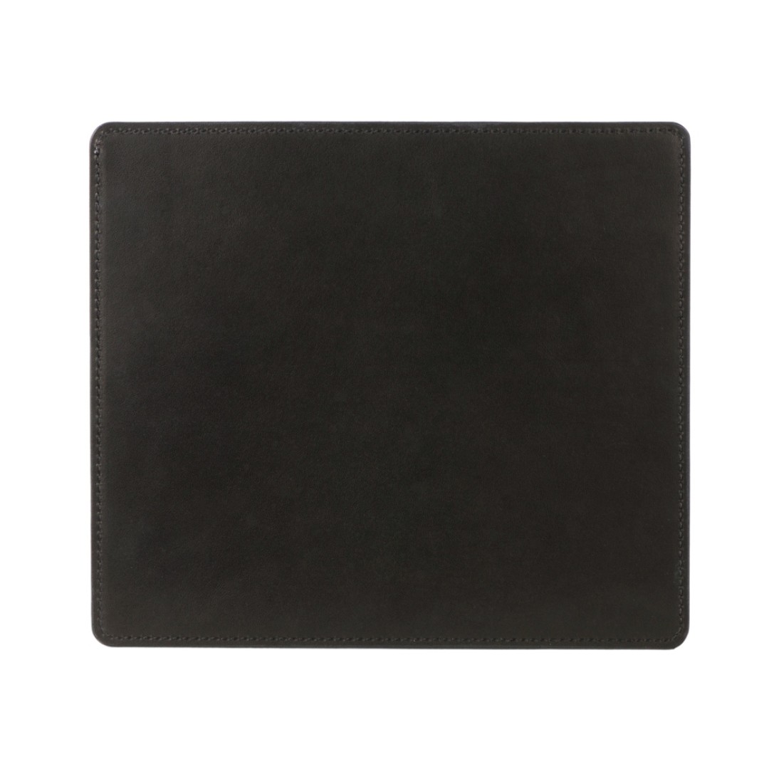 Кожаный коврик для мышки, черный