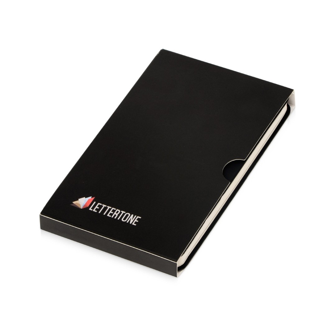 Блокнот А6 "Vision", Lettertone, черный