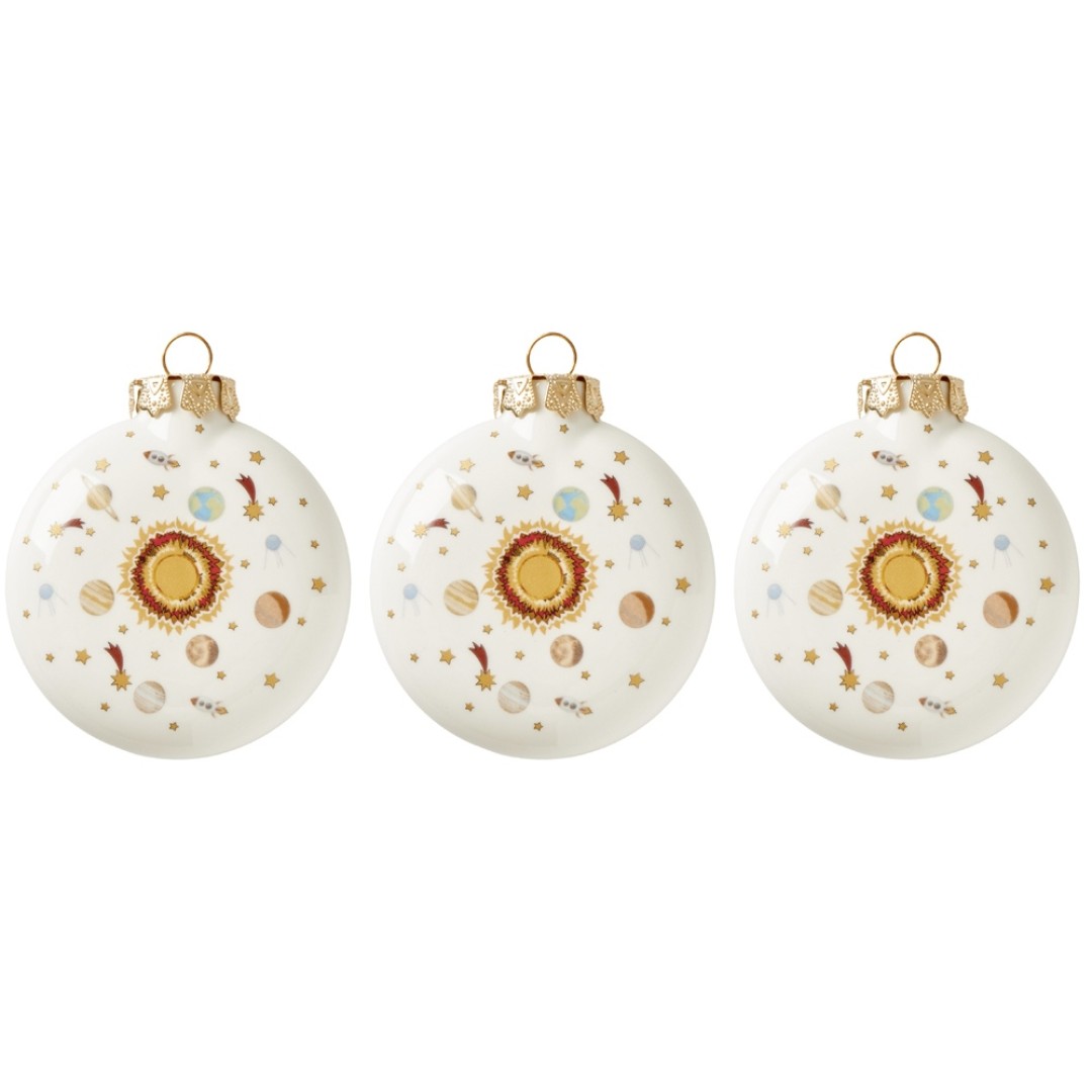 Набор новогодних игрушек, 3 шт